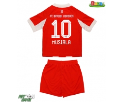 Bayern Munich Jamal Musiala #10 Hemmaställ Barn 2025-26 Kortärmad (+ Korta byxor) Bayern Munich Jamal Musiala #10 Hemmaställ Barn 2025-26 Kortärmad (+ Korta byxor)